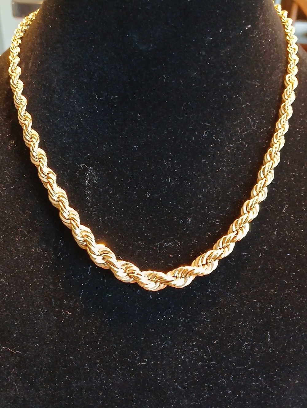Gold-Tone Rope Chain Necklace - Women Jewelry